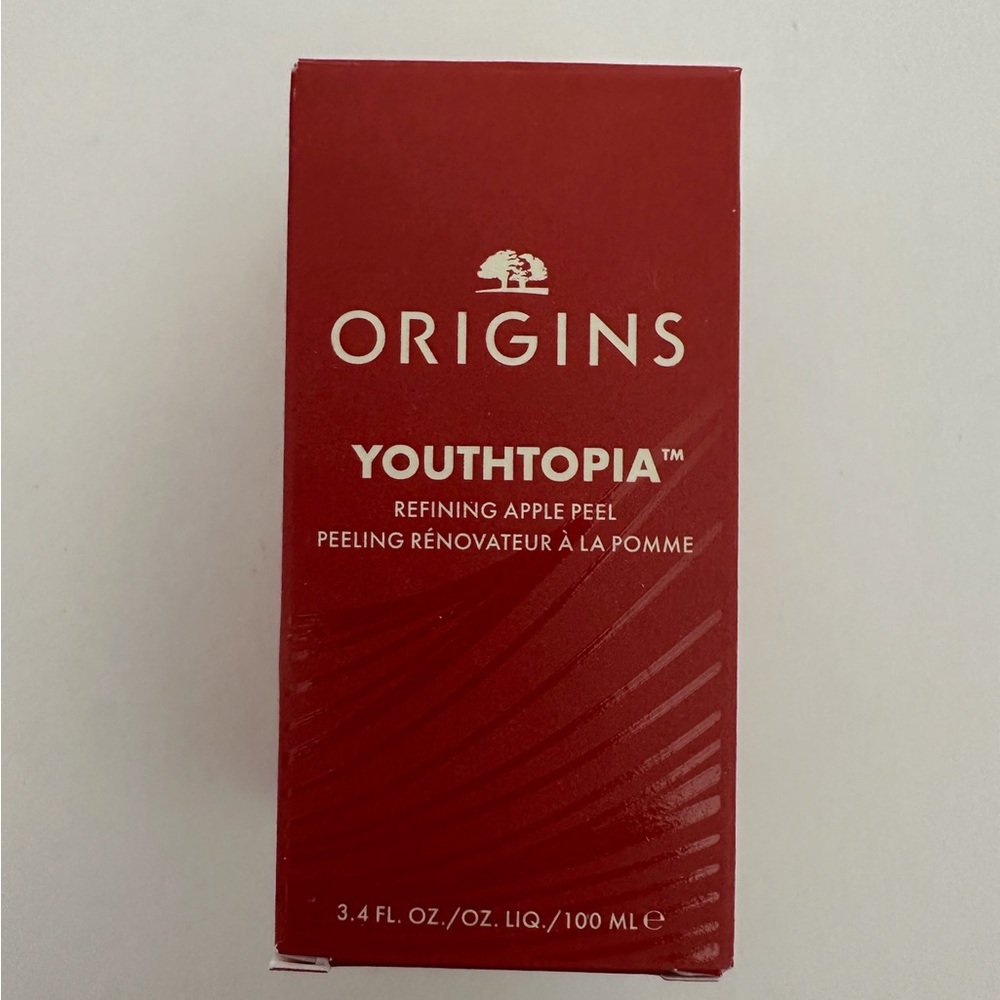 NIB Origins Youthtopia Refining Apple Peel 3.4 fl oz Exfoliating Selfcare - Picture 2 of 9